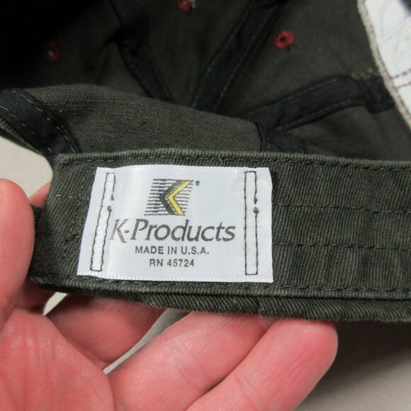 K-Products mens dark gray Lake Forest strapback hat USA NWT - Picture 6 of 6